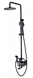 Душевая система D&K Bayern.Furth DA1524705B18 черная матовая купить в интернет-магазине сантехники Sanbest