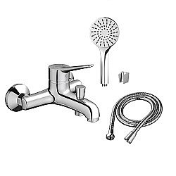 Смеситель для ванны Dorff Optima D2010008 хром купить в интернет-магазине сантехники Sanbest