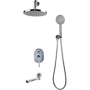 Душевая система Bronze de Luxe Scandi 14582C хром купить в интернет-магазине сантехники Sanbest