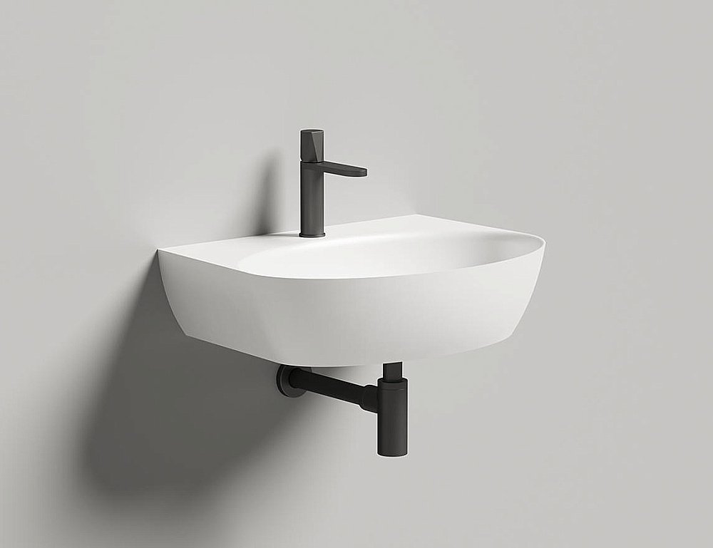 Раковина Salini ALDA WALL 02 140322M 58 из искусственного камня S-Stone, белая матовая купить в интернет-магазине Sanbest