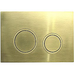 Кнопка для инсталляции Veconi Flush FLV11-G брашированное золото купить в интернет-магазине сантехники Sanbest