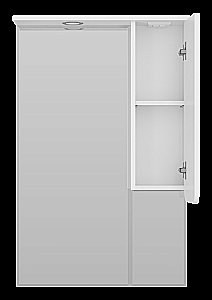 Зеркало со шкафом Misty Чегет 65 П-Чег-02065-01П белый в ванную от интернет-магазине сантехники Sanbest