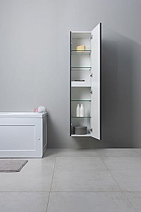 Шкаф-пенал Aquanet Арт 35 маренго для ванной в интернет-магазине сантехники Sanbest