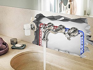 Смеситель для раковины PAINI Ornellaia 87CR207LMKM хром купить в интернет-магазине сантехники Sanbest