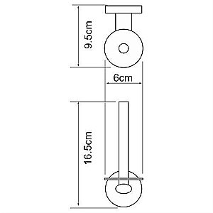 Держатель туалетной бумаги WasserKRAFT Rhein К-6297 купить в интернет-магазине сантехники Sanbest