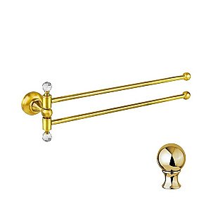 Полотенцедержатель Cezares APHRODITE-TD09-03/24-M Золото 24 карат купить в интернет-магазине сантехники Sanbest