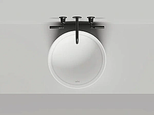 Раковина накладная Salini ARMONIA ROUND 02 S-Sense 130412G 45 белая купить в интернет-магазине Sanbest