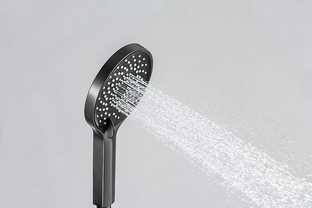 Душевой гарнитур Aquatek Лугано AQ2035BGM оружейная сталь купить в интернет-магазине сантехники Sanbest