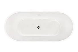 Акриловая ванна Royal Bath PAFOS RB610000GR 180х80 белый купить в интернет-магазине Sanbest