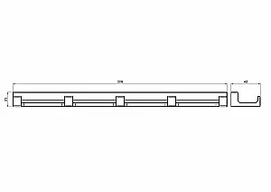 Крючок WONZON & WOGHAND ECLIPSE WW-9155-GM темный графит купить в интернет-магазине сантехники Sanbest