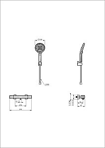 Смеситель для душа с термостатом WONZON & WOGHAND STAY 2 WW-B2016-A-BGG темный графит купить в интернет-магазине сантехники Sanbest