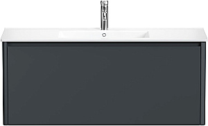 Тумба с раковиной Allen Brau Gravity 120 1.370015.AM антрацит матовый для ванной в интернет-магазине Sanbest