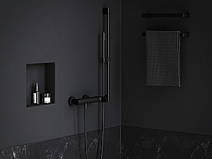 Смеситель для душа Ravak Eleganta EL 032.20BLM X070294 черный матовый купить в интернет-магазине сантехники Sanbest