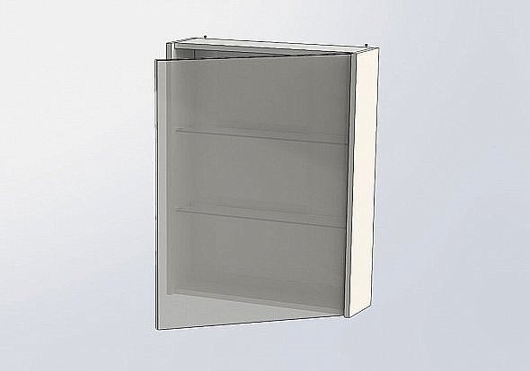 Зеркальный шкаф Aquanet Палермо 60 купить в интернет-магазине сантехники Sanbest