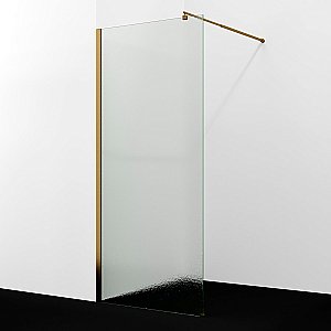 Душевое ограждение WasserKRAFT Rur 30W40BG-TXG 120 стекло текстурное/профиль золото купить в интернет-магазине Sanbest