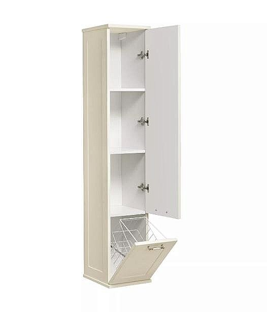 Шкаф-колонна Акватон Леон 30 дуб бежевый для ванной в интернет-магазине сантехники Sanbest