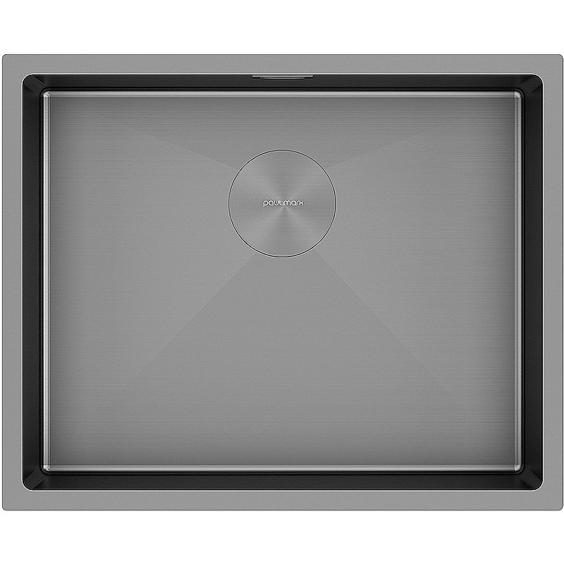 Кухонная мойка Paulmark Next 54 PM215444-MG серая матовая купить в интернет-магазине сантехники Sanbest