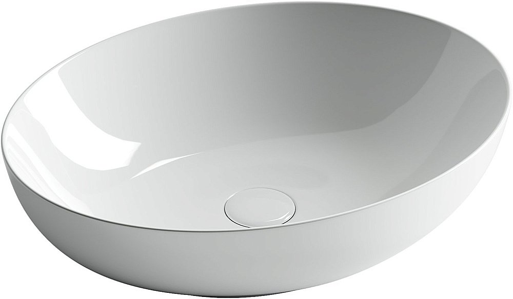 Раковина накладная Ceramica Nova Element CN6017 белая купить в интернет-магазине Sanbest