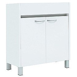 Тумба для раковины Aquanet Донна 60 294390 белая глянец купить в интернет-магазине сантехники Sanbest