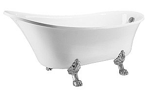 Ванна акриловая Grossman Retro 162х71 GR-1002M белая матовая купить в интернет-магазине Sanbest