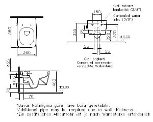 Унитаз Vitra METROPOLE 7672B003-1684 безободковый, белый купить в интернет-магазине Sanbest
