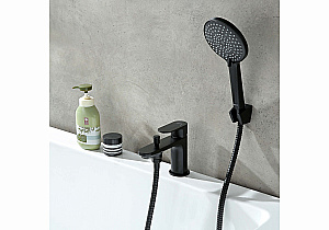 Смеситель для ванны Aquatek Альфа AQ1944MB черный матовый купить в интернет-магазине сантехники Sanbest