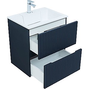 Тумба с раковиной Aquanet Джейн 60 313300 маренго для ванной в интернет-магазине Sanbest