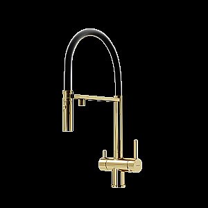 Смеситель для кухни Sancos Imola SC4010ZG полированное золото купить в интернет-магазине сантехники Sanbest