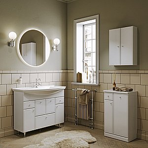 Зеркало Aqwella Moon 80 MOON0208AH в ванную от интернет-магазине сантехники Sanbest