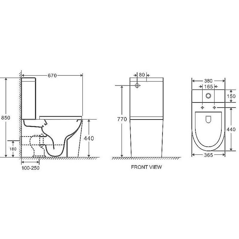 Унитаз Grossman TORNADO GR-4449BMSQ безободковый, с бачком, с крышкой микролифт, слив-торнадо, черный матовый купить в интернет-магазине Sanbest
