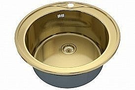 Мойка для кухни ZORG Inox PVD SZR-510/205-BRONZE купить в интернет-магазине сантехники Sanbest