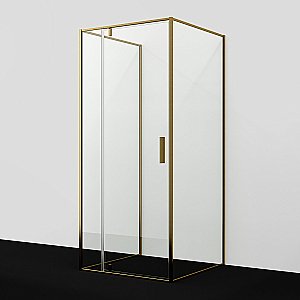 Душевой уголок WasserKRAFT Aisch 55P 55P43 90х90 профиль золото матовое/стекло прозрачное купить в интернет-магазине Sanbest