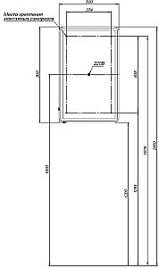 Зеркальный шкаф Aquanet Оптима 311859 50 купить в интернет-магазине сантехники Sanbest