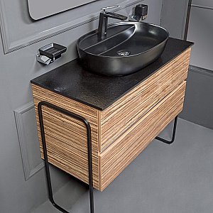 Раковина Armadi Art Vallessi 61 871 черная купить в интернет-магазине Sanbest