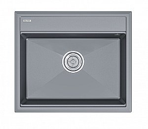 Кухонная мойка Paulmark STEPIA-590 PM115951-GRM 590х510 серый металлик купить в интернет-магазине сантехники Sanbest