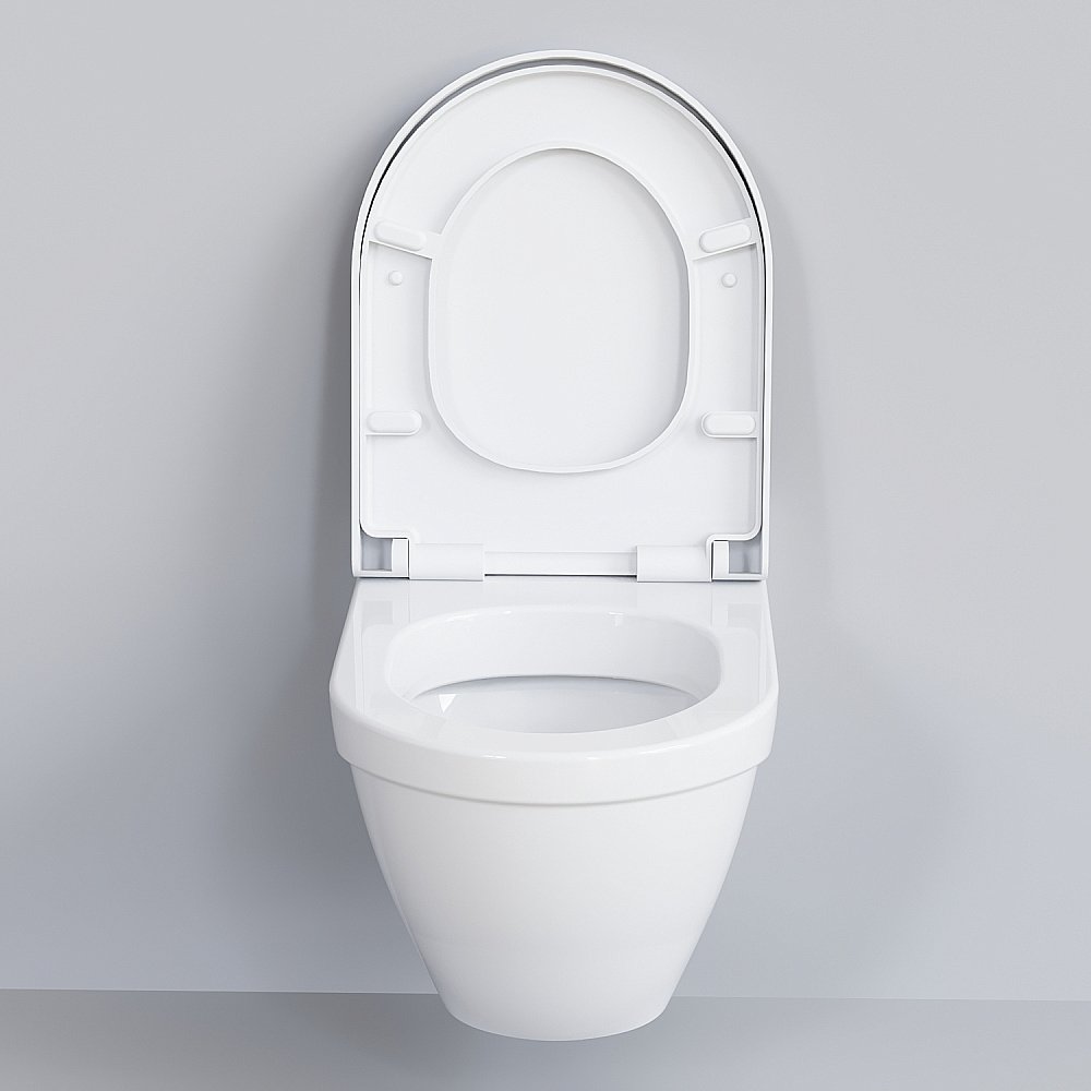 Унитаз подвесной Ambassador Nord 133T20001 белый купить в интернет-магазине Sanbest