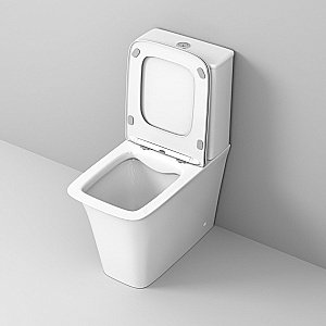 Унитаз-компакт Grossman Galaxy GR-4468S безободковый, с крышкой микролифт, с бачком, белый купить в интернет-магазине Sanbest