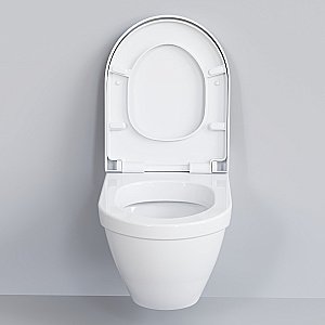 Унитаз подвесной Ambassador Nord 133T20001 белый купить в интернет-магазине Sanbest