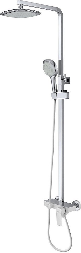 Душевая система D&K Berlin Steinbeis DA1433716A02  белая матовая купить в интернет-магазине сантехники Sanbest