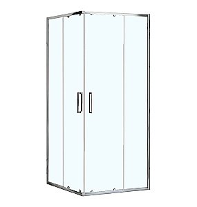 Душевое ограждение Loranto NEO CS-21809 90x90 прозрачное стекло/профиль серебро купить в интернет-магазине Sanbest