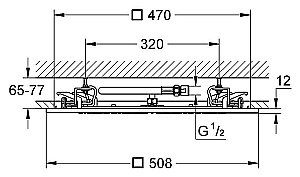 Верхний душ Grohe Rainshower F-series 27286000 купить в интернет-магазине сантехники Sanbest