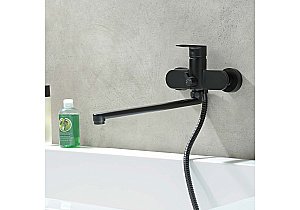 Cмеситель для ванны Aquatek Ника AQ1842MB черный матовый купить в интернет-магазине сантехники Sanbest