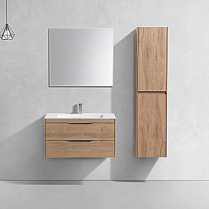 Тумба с раковиной Vincea Chiara 2D 800 N.Oak для ванной в интернет-магазине Sanbest