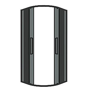 Душевой уголок Grossman Cosmo 301.K33.02.1010.21.10 100x100 стекло тонированное/профиль черный матовый купить в интернет-магазине Sanbest