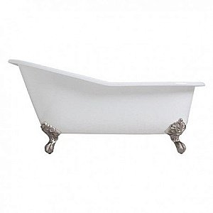 Ванна чугунная Magliezza Gracia 170x76 белая/ножки хром купить в интернет-магазине Sanbest