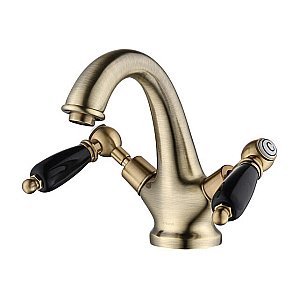 Смеситель для раковины Caprigo Adria Classic Black 03B-520-vot бронза/черный купить в интернет-магазине сантехники Sanbest