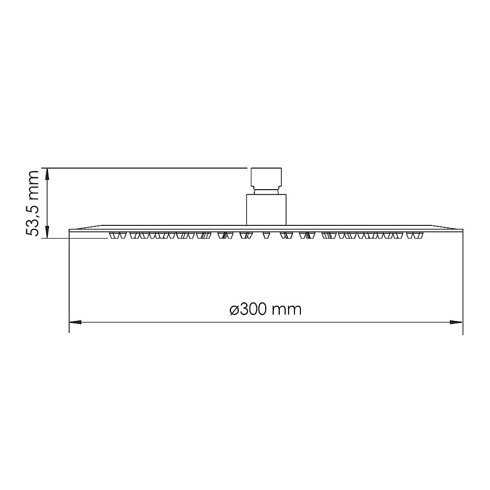 Верхний душ WasserKraft Asphe A330 розовое золото купить в интернет-магазине сантехники Sanbest