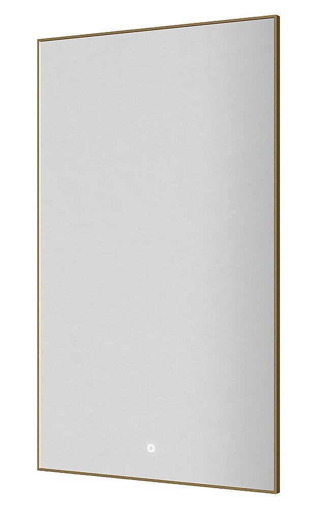 Зеркало Boheme 60 569-MG матовое золото в ванную от интернет-магазине сантехники Sanbest