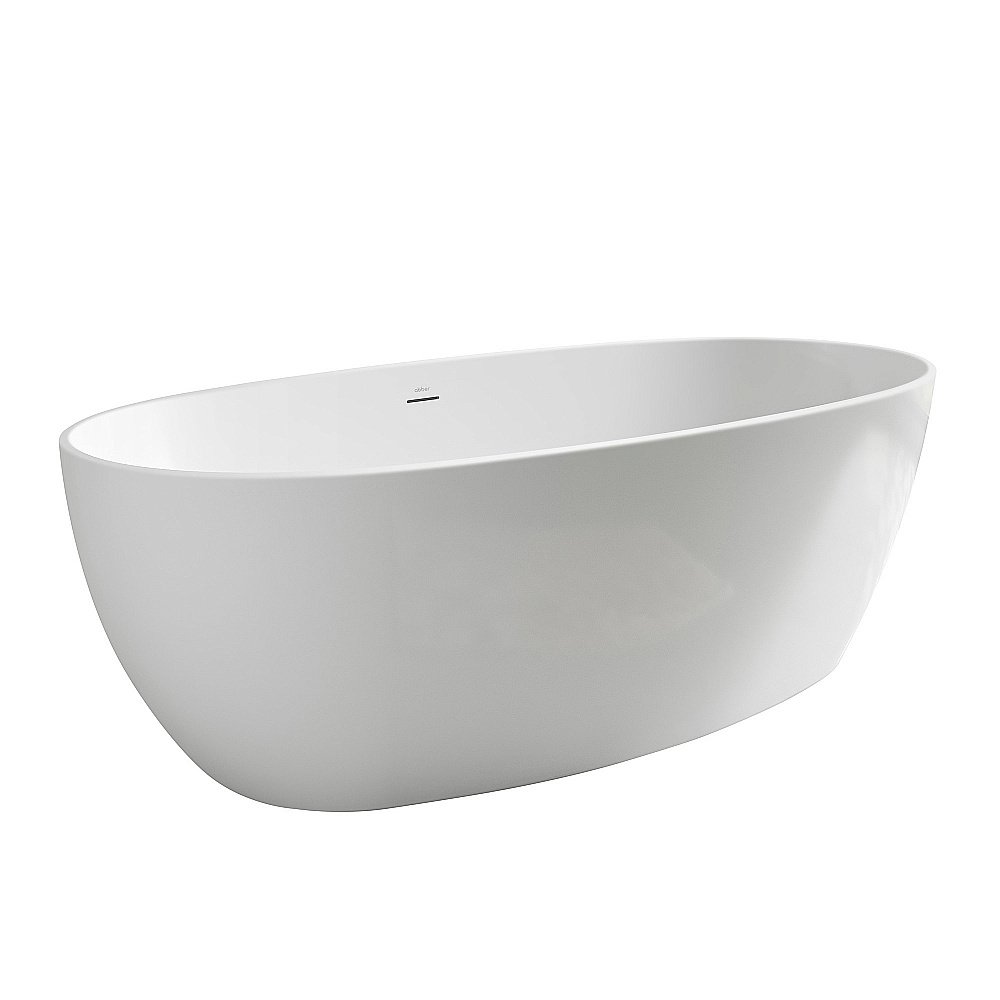 Ванна акриловая Abber 186х88,5 AB9504 белая купить в интернет-магазине Sanbest