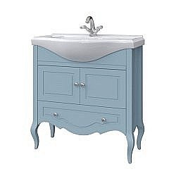 Тумба с раковиной Caprigo Verona 33523 80 синяя для ванной в интернет-магазине Sanbest